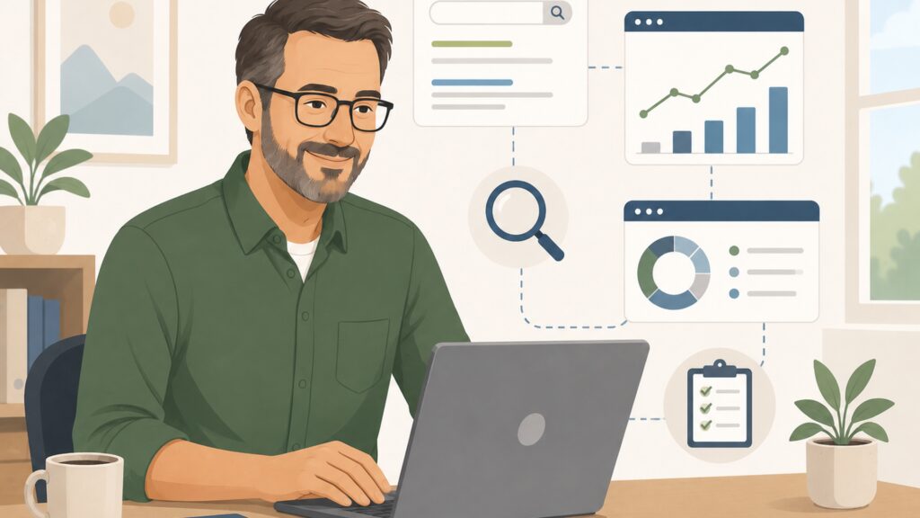 アフィリエイトブログ開始の7ステップを順番に確認する人
