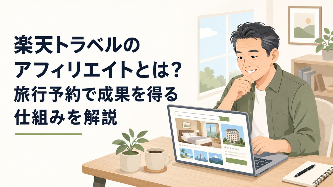 旅行予約サイトとホテル情報をパソコンで確認する男性